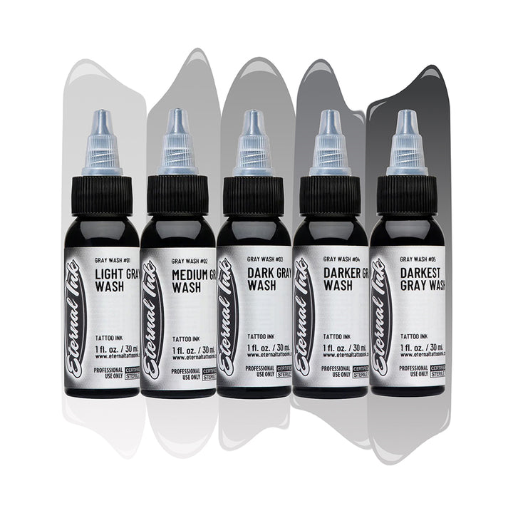 Eternal Ink - Eternal Gray Wash Set - Ultimate Tattoo Supply