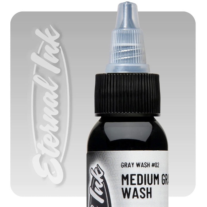 Eternal Ink - Eternal Gray Wash - Medium Gray - Ultimate Tattoo Supply