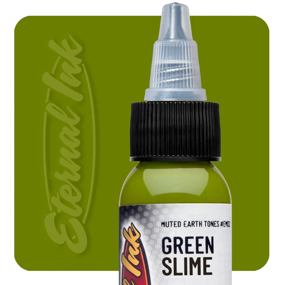 Eternal Ink - Muted Earth Tones - Green Slime - Ultimate Tattoo Supply