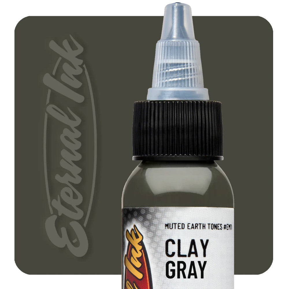 Eternal Ink - Muted Earth Tones - Clay Gray - Ultimate Tattoo Supply