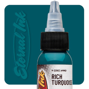 Eternal Tattoo Ink - M Series - Rich Turquoise - Ultimate Tattoo Supply