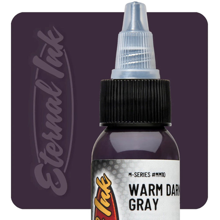 Eternal Tattoo Ink - M Series - Warm Dark Gray - Ultimate Tattoo Supply