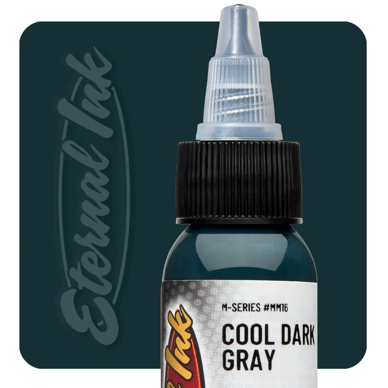 Eternal Tattoo Ink - M Series - Cool Dark Gray - Ultimate Tattoo Supply