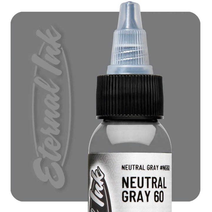 Eternal Ink - Neutral Opaque - Neutral Gray 60 - Ultimate Tattoo SupplyEternal Ink - Neutral Opaque - Neutral Gray 60