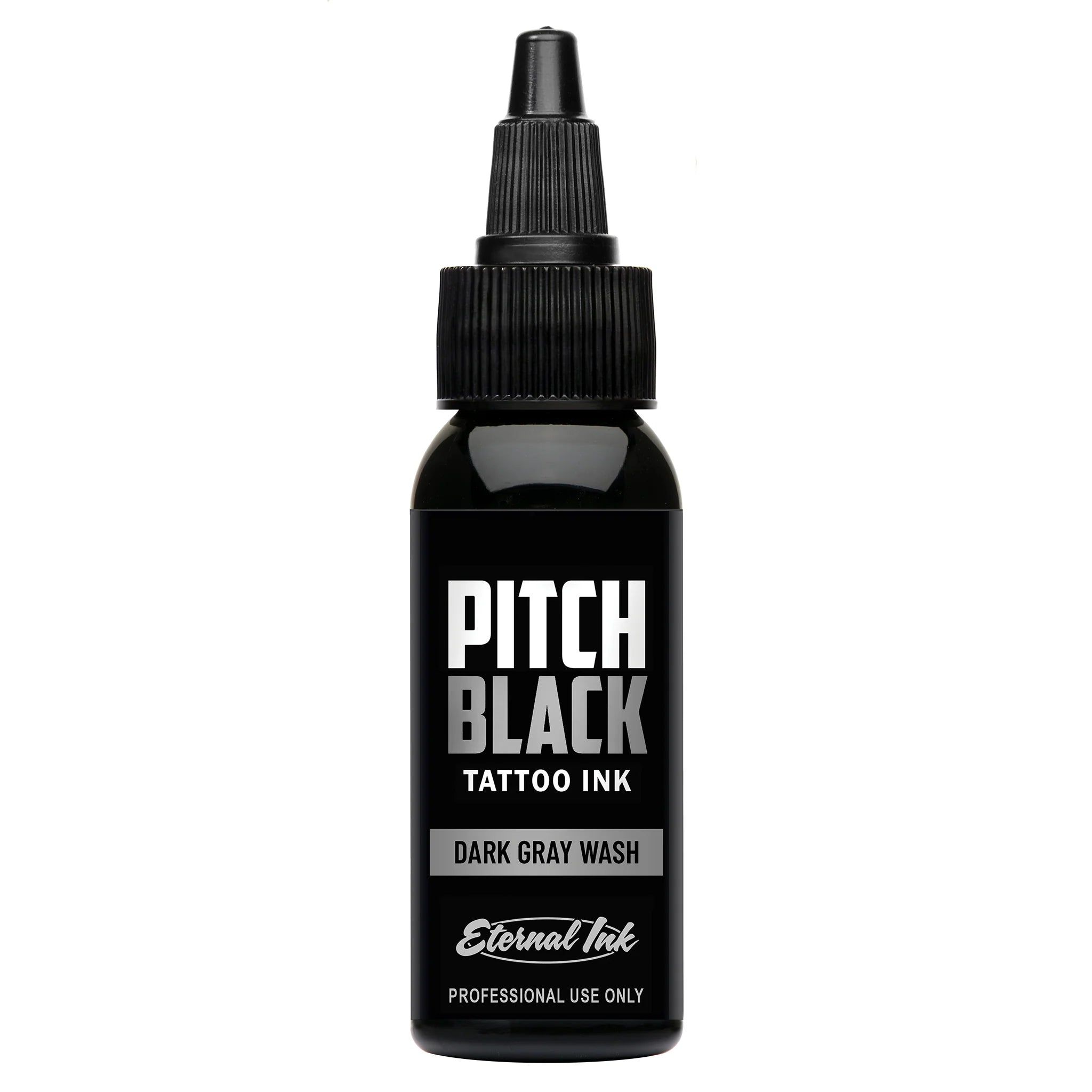 Pitch Black Dark Gray Wash — Eternal Ink — Pick Size
