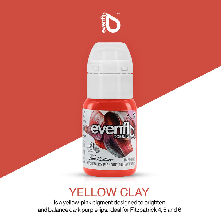 Evenflo Yellow Clay — 1/2oz Bottle - Ultimate Tattoo Supply