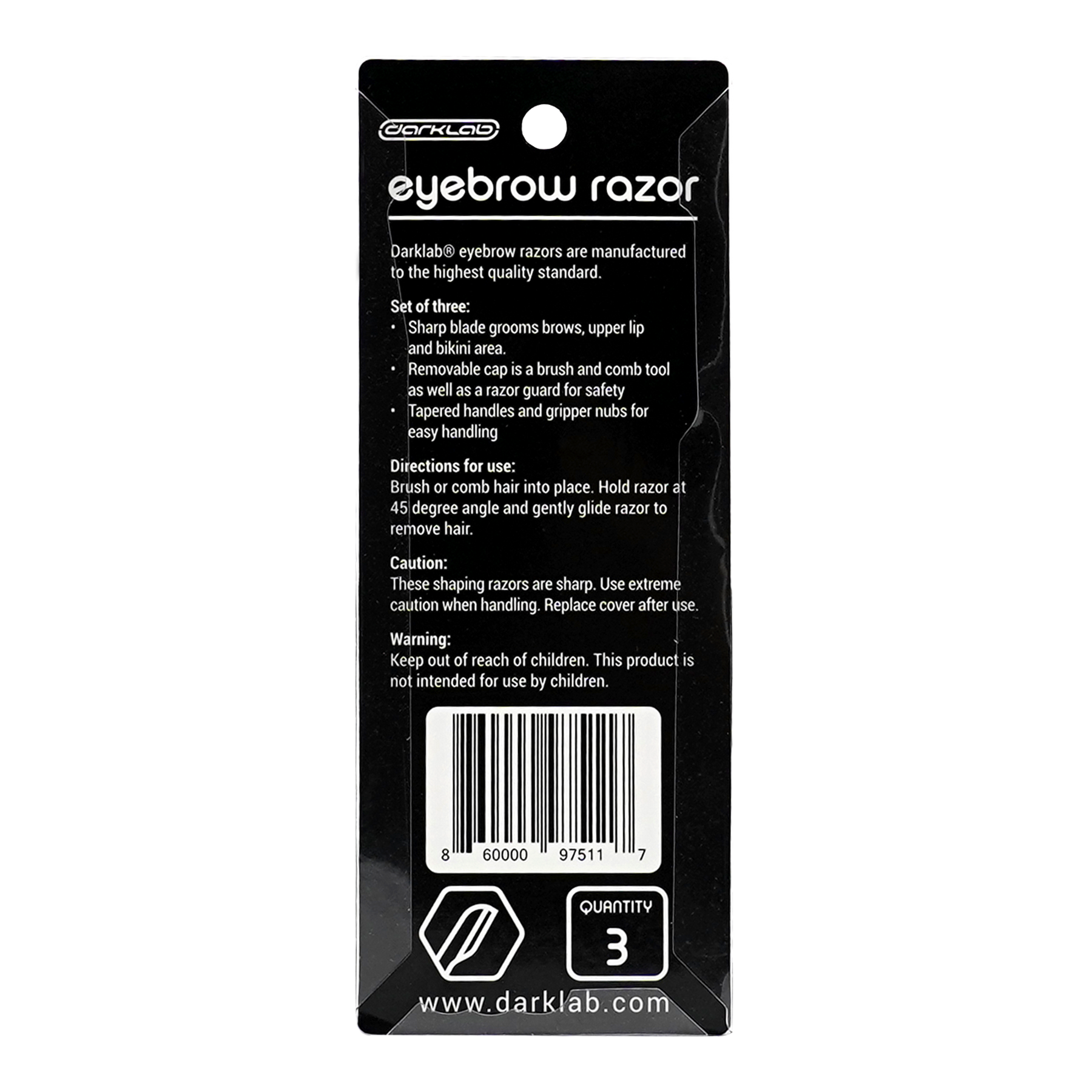 Eyebrow Razor (3 pack) - Ultimate Tattoo Supply