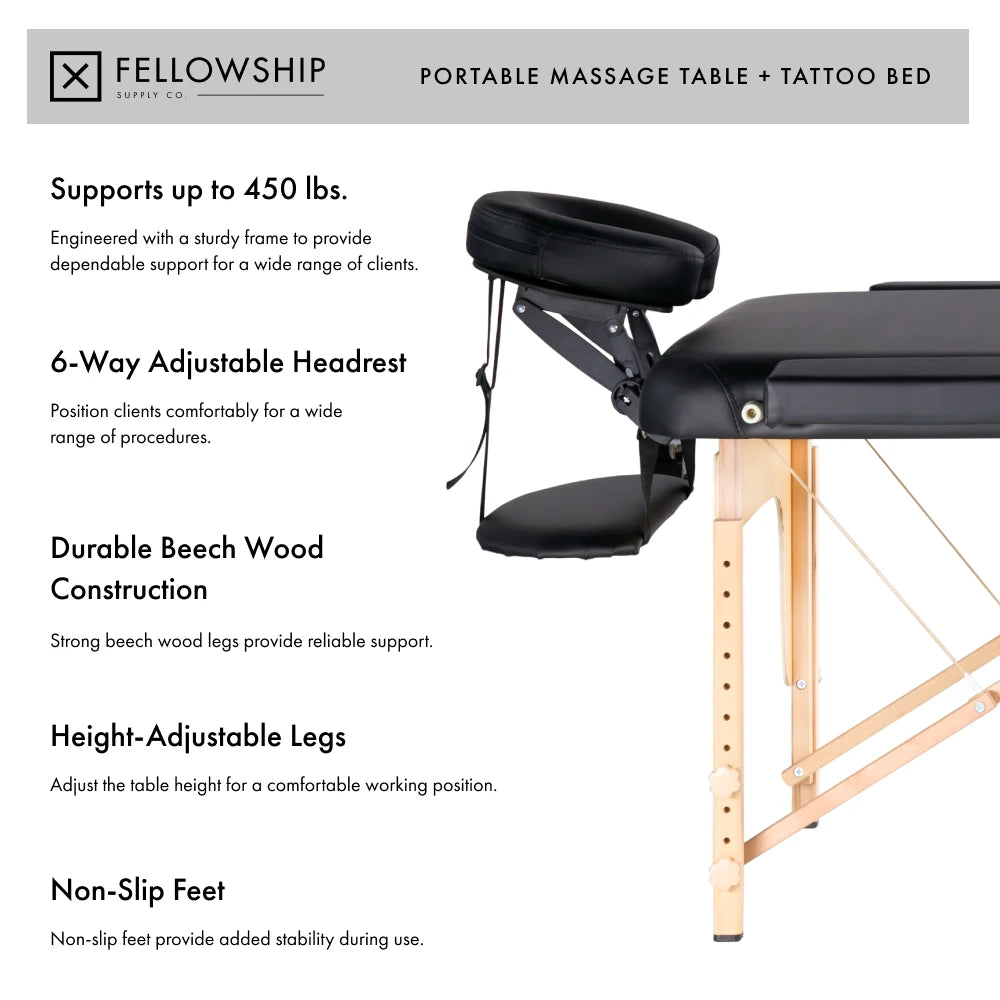 Fellowship Portable Massage Table and Bed