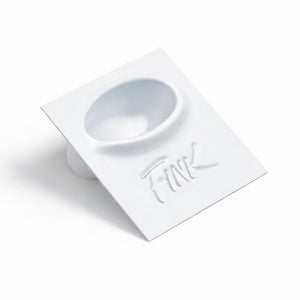 FINK CAPS — Slanted White Oval Tattoo Ink Cap