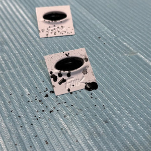 FINK CAPS — Slanted White Oval Tattoo Ink Cap