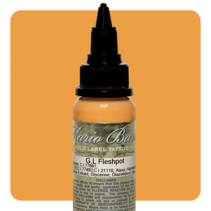 Fleshpot Mario Barth Gold Label — Intenze Tattoo Ink — 1oz Bottle - Ultimate Tattoo Supply