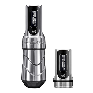 FK Irons Flux Max Tattoo Machine with 2 PowerBolt 2.0 — Pick Color and Stroke Length - Ultimate Tattoo Supply