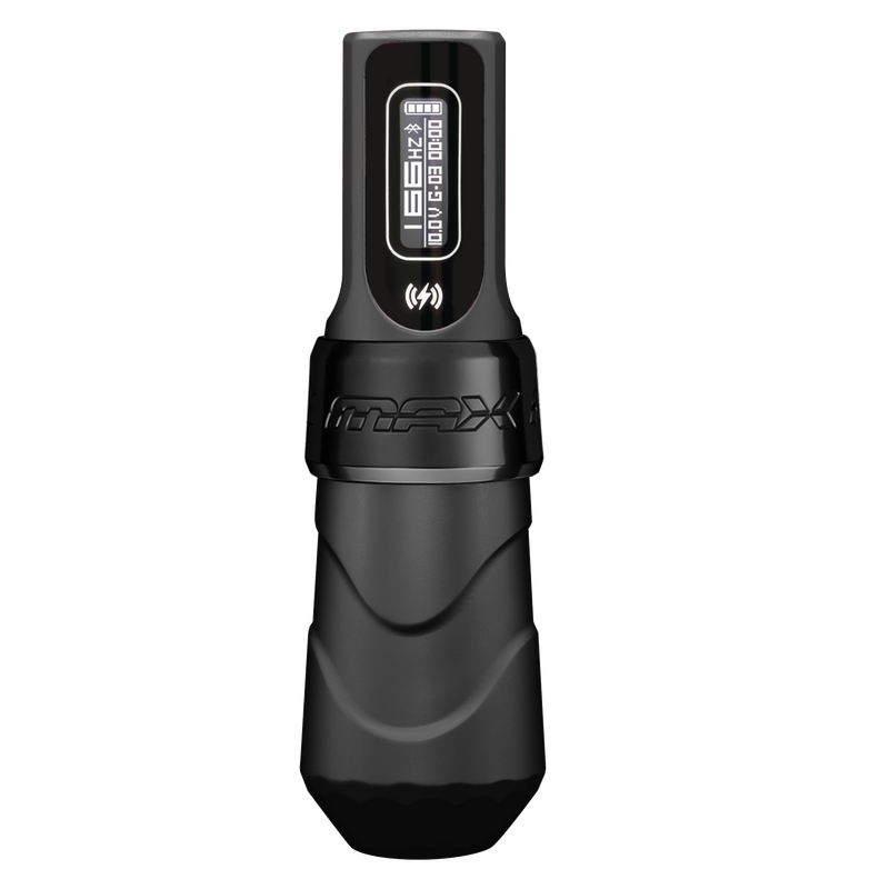 FK Irons Flux Max Tattoo Machine with 1 PowerBolt 2.0 — Pick Color and Stroke Length - Ultimate Tattoo Supply