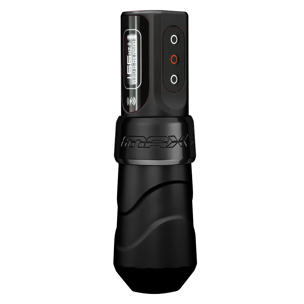 FK Irons Flux Max Tattoo Machine with 2 PowerBolt 2.0 — Pick Color and Stroke Length