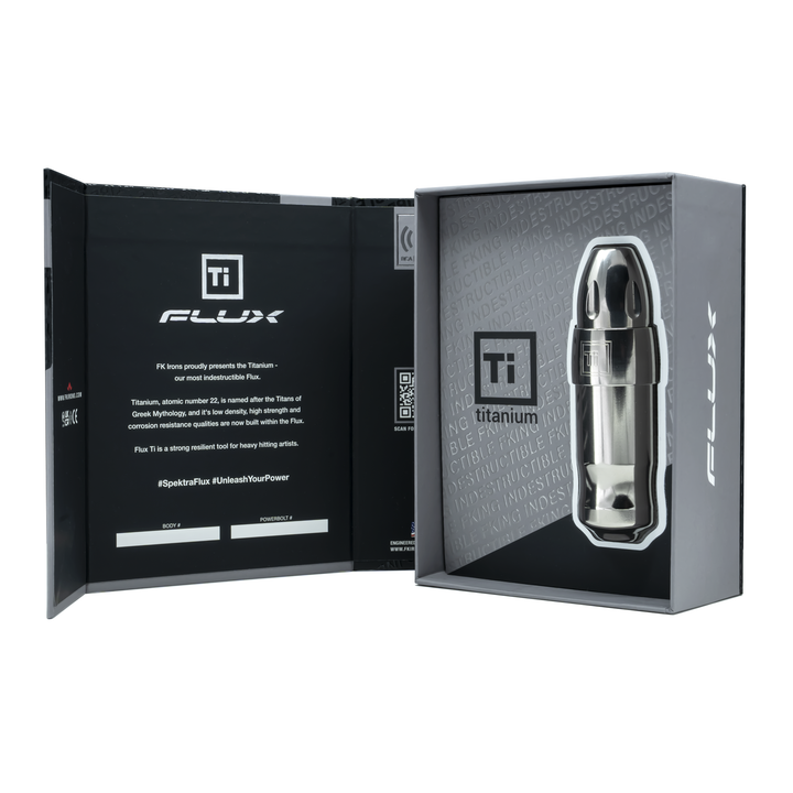 Limited Edition Titanium Flux - Ultimate Tattoo SupplyLimited Edition Titanium Flux