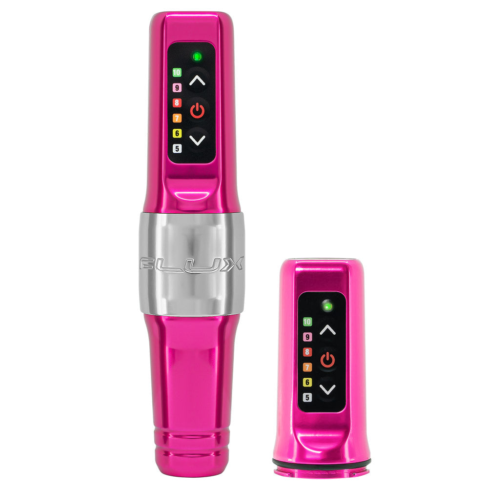 Microbeau Flux Mini Permanent Makeup Machine with 2 Battery Packs- 2.5mm - Ultimate Tattoo Supply