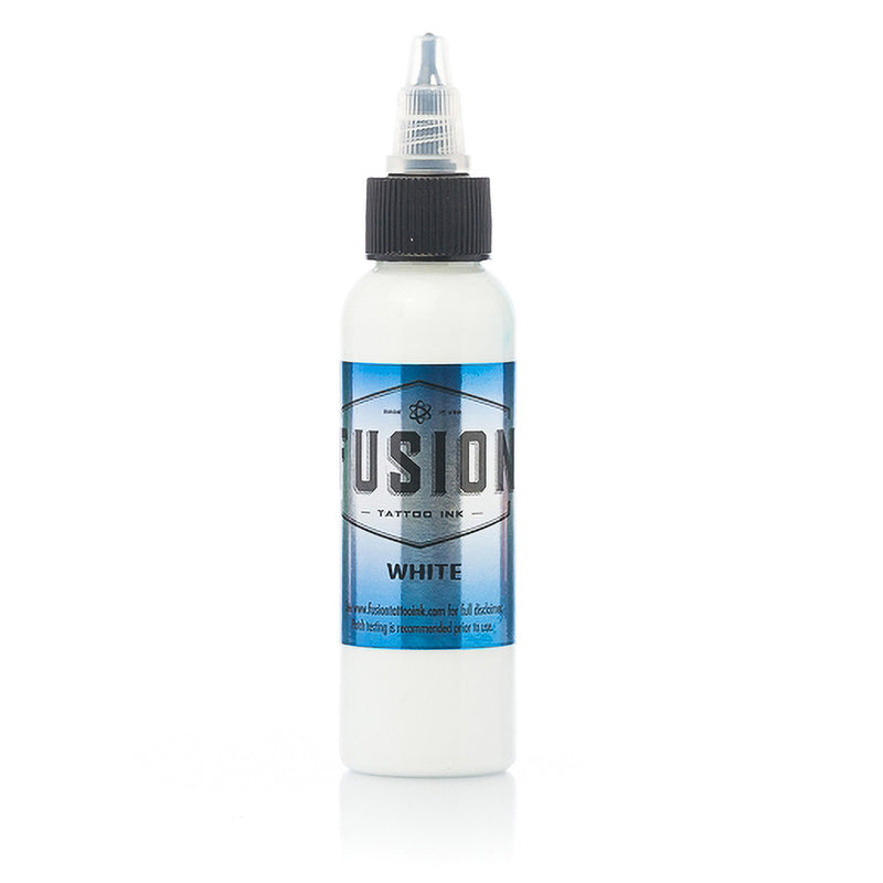 White — Fusion Tattoo Ink — Pick Size - Ultimate Tattoo Supply