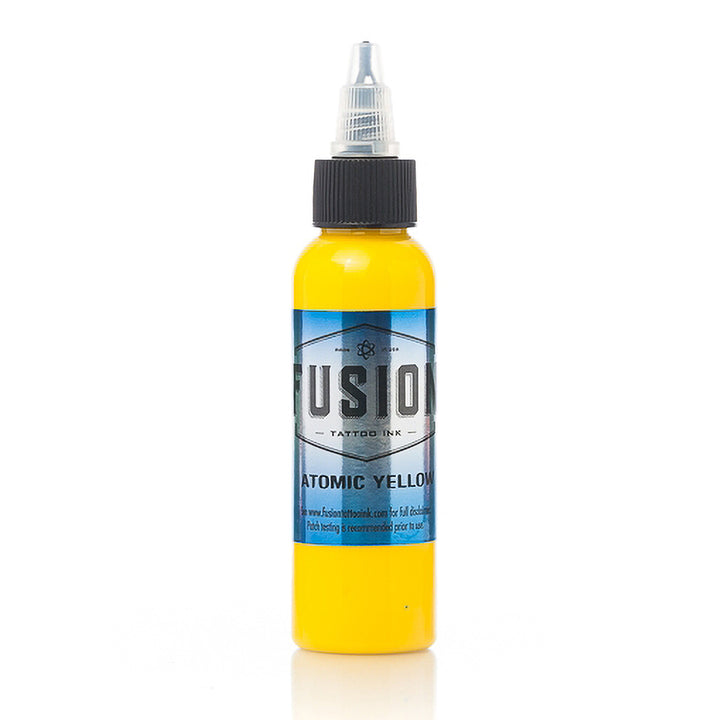 Atomic Yellow — Fusion Tattoo Ink — Pick Size - Ultimate Tattoo Supply