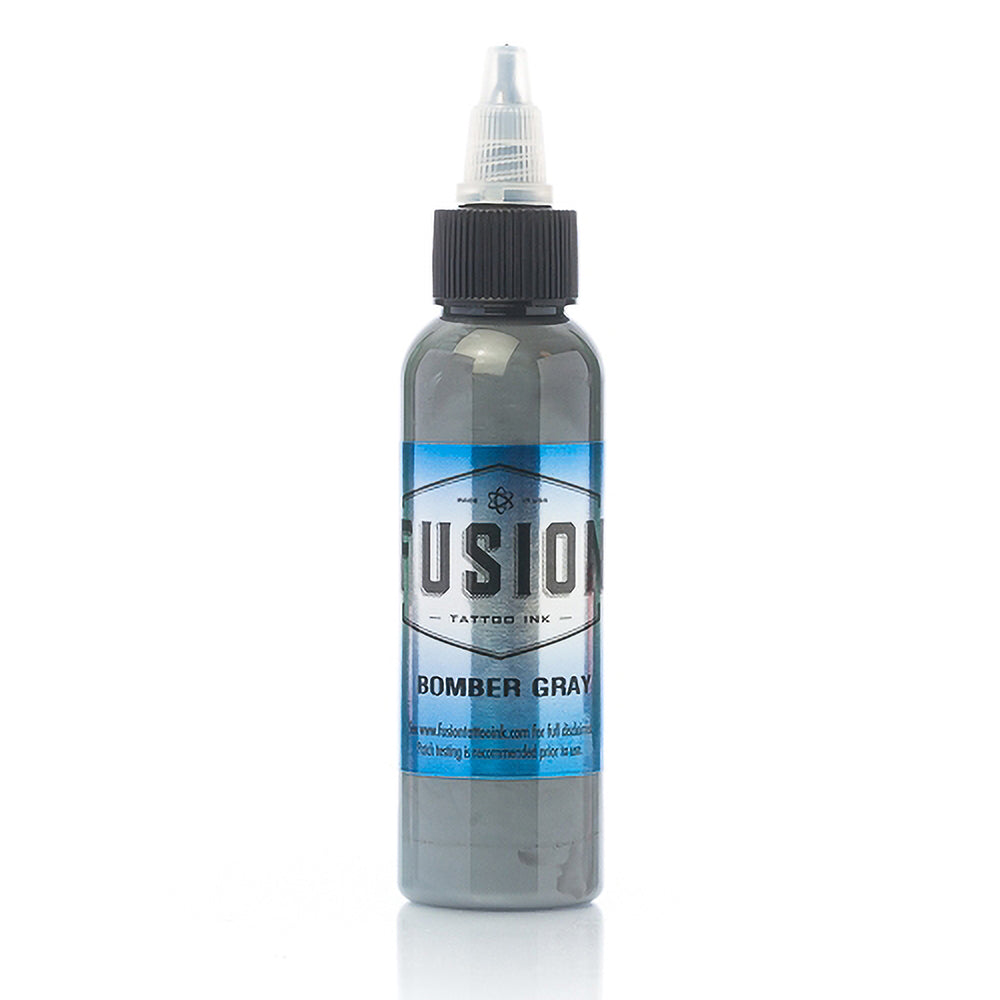 Bomber Gray — Fusion Tattoo Ink — Pick Size - Ultimate Tattoo Supply