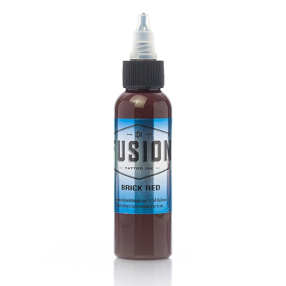 Brick Red — Fusion Tattoo Ink — Pick Size - Ultimate Tattoo Supply