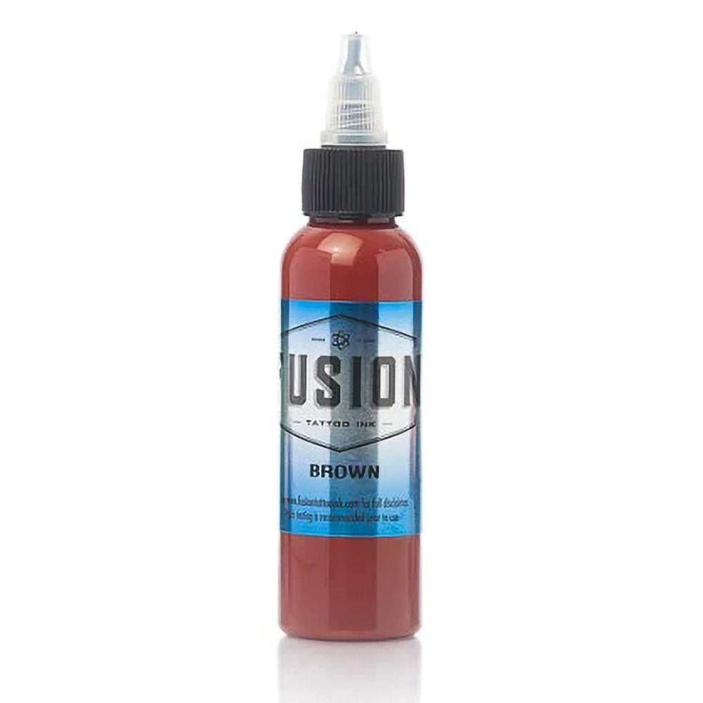 Brown — Fusion Tattoo Ink — Pick Size - Ultimate Tattoo Supply