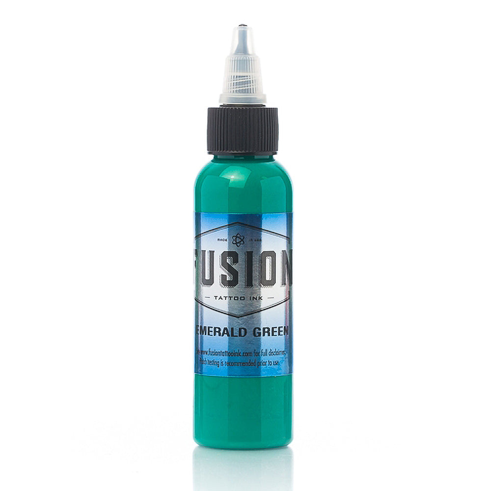 Emerald Green — Fusion Tattoo Ink — Pick Size - Ultimate Tattoo Supply