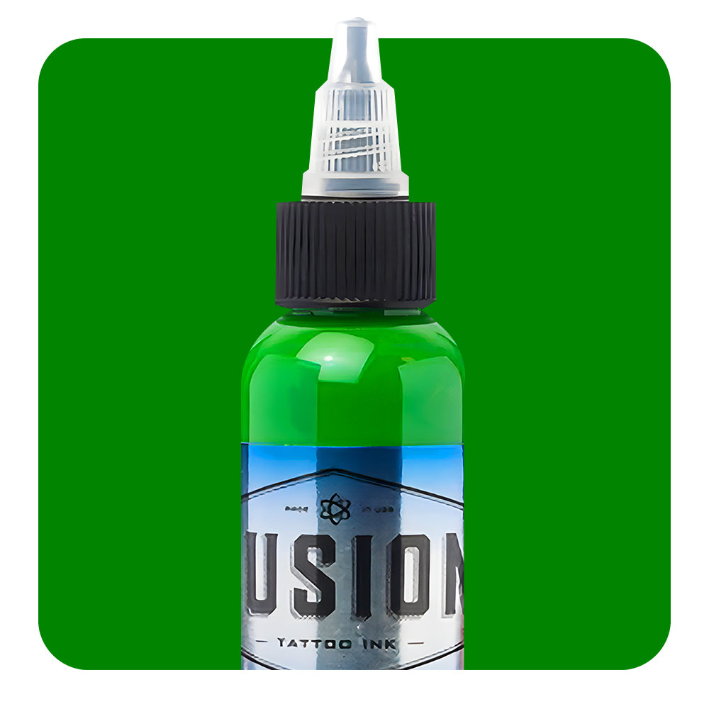 Gamma Green — Fusion Tattoo Ink — Pick Size - Ultimate Tattoo Supply