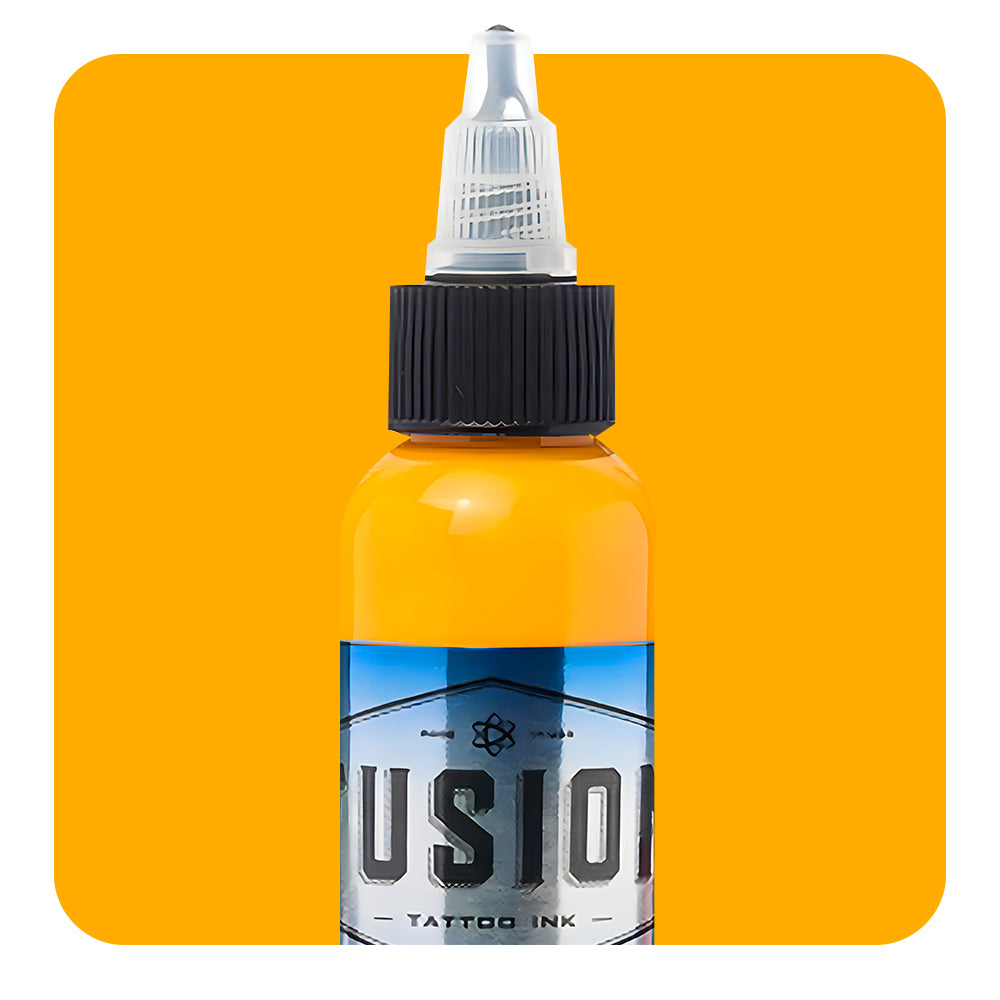 Golden Yellow — Fusion Tattoo Ink — Pick Size - Ultimate Tattoo Supply