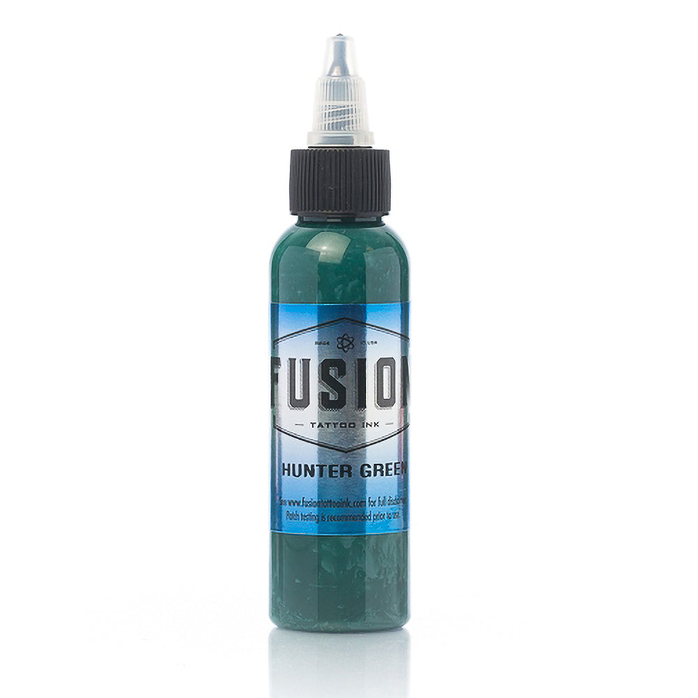 Hunter Green — Fusion Tattoo Ink — Pick Size - Ultimate Tattoo Supply