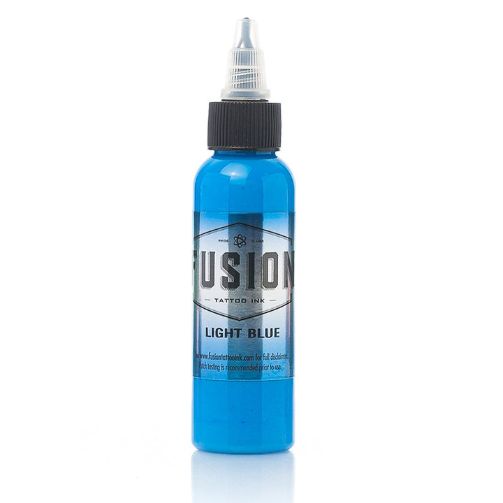 Light Blue — Fusion Tattoo Ink — Pick Size - Ultimate Tattoo Supply