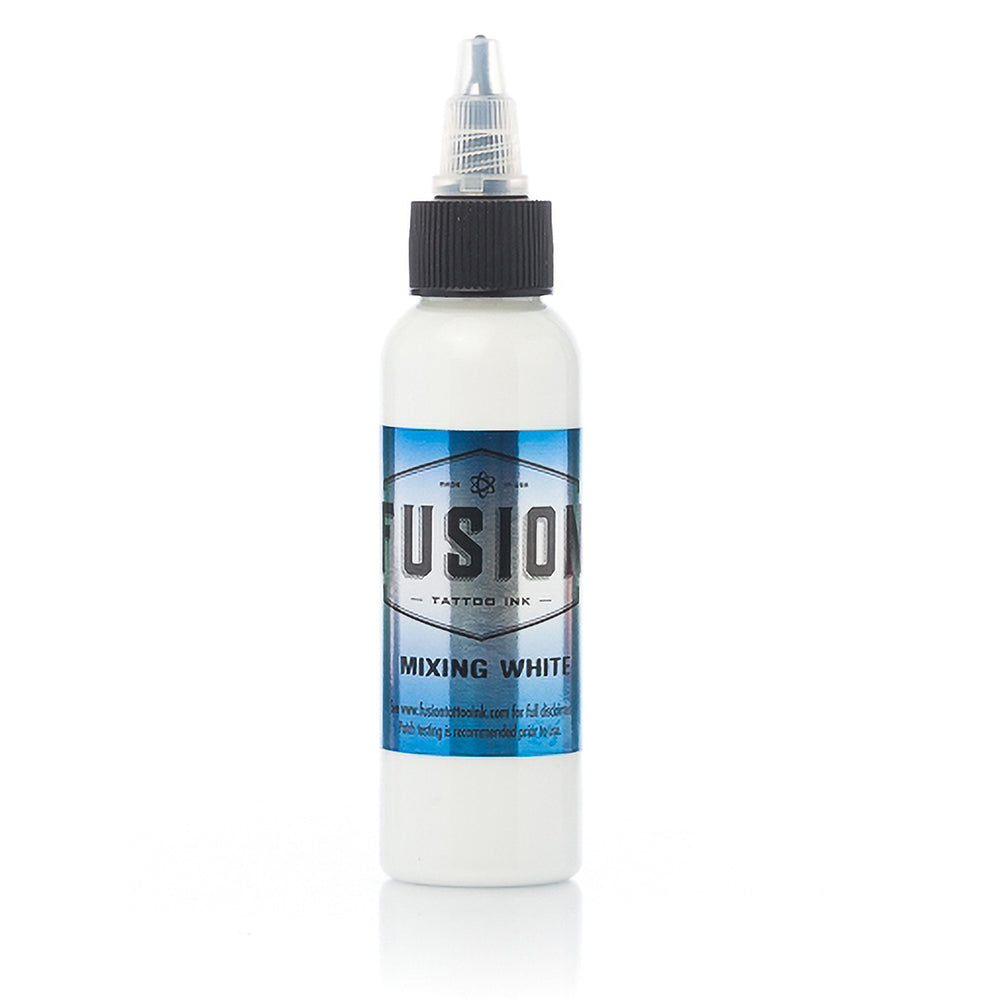 Mixing White — Fusion Tattoo Ink — Pick Size - Ultimate Tattoo Supply