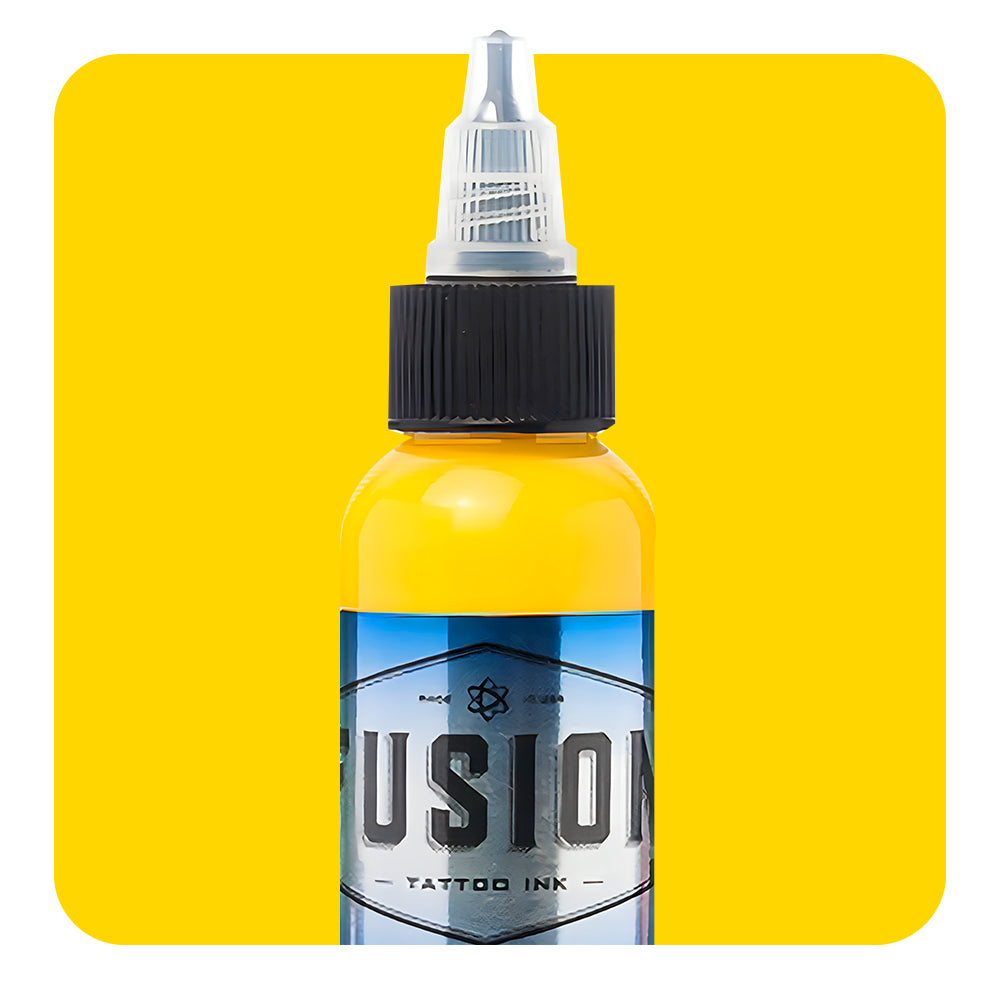 Mixing Yellow — Fusion Tattoo Ink — 1oz Bottle - Ultimate Tattoo Supply