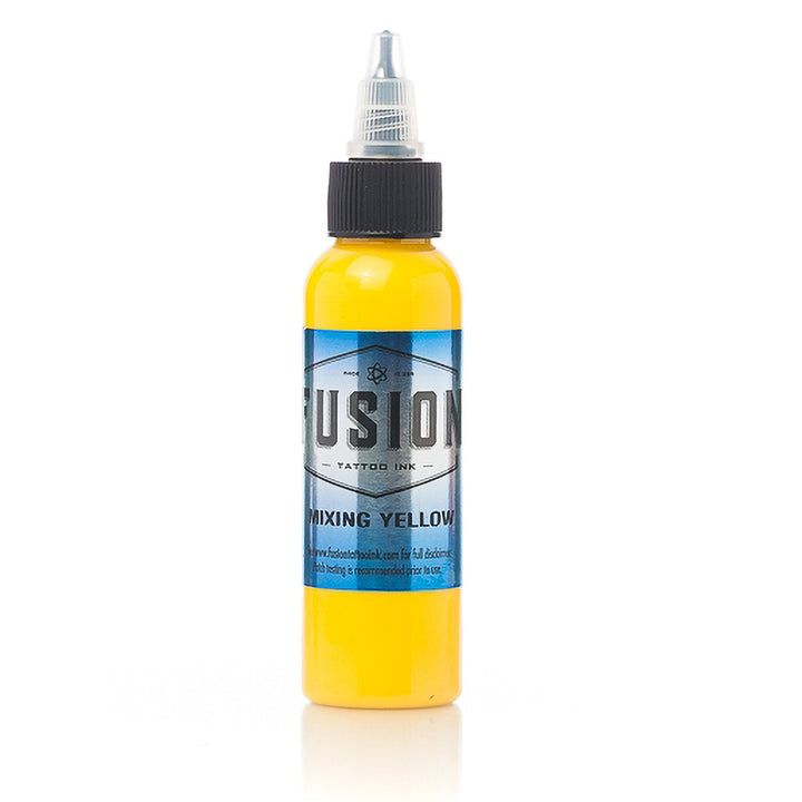 Mixing Yellow — Fusion Tattoo Ink — 1oz Bottle - Ultimate Tattoo Supply