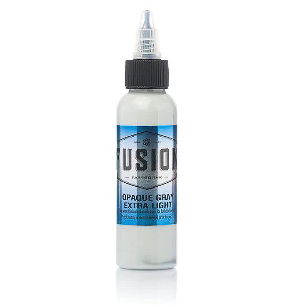 Opaque Gray Extra Light — Fusion Tattoo Ink — Pick Size - Ultimate Tattoo Supply