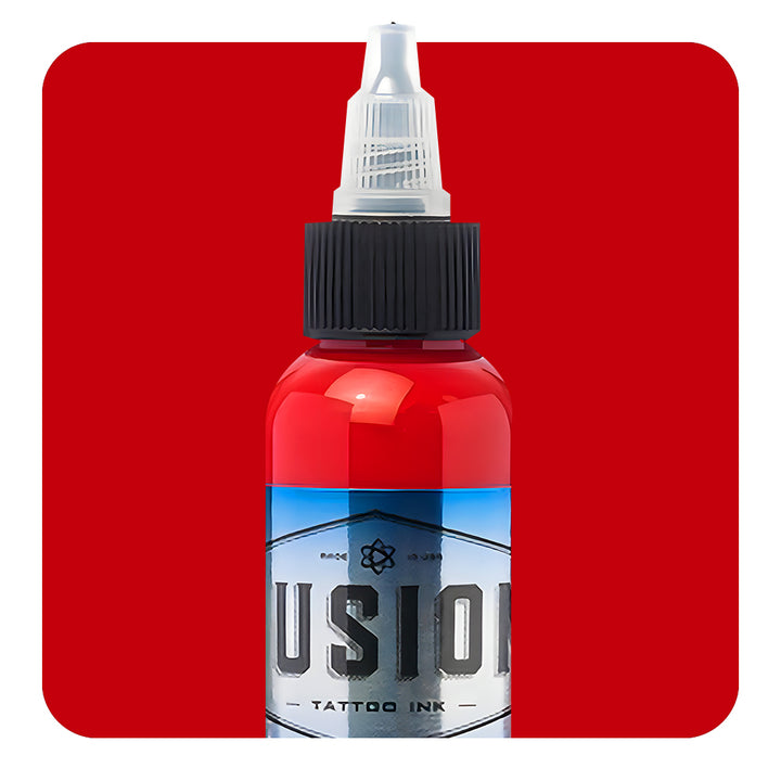 Really Red — Fusion Tattoo Ink — Pick Size - Ultimate Tattoo Supply