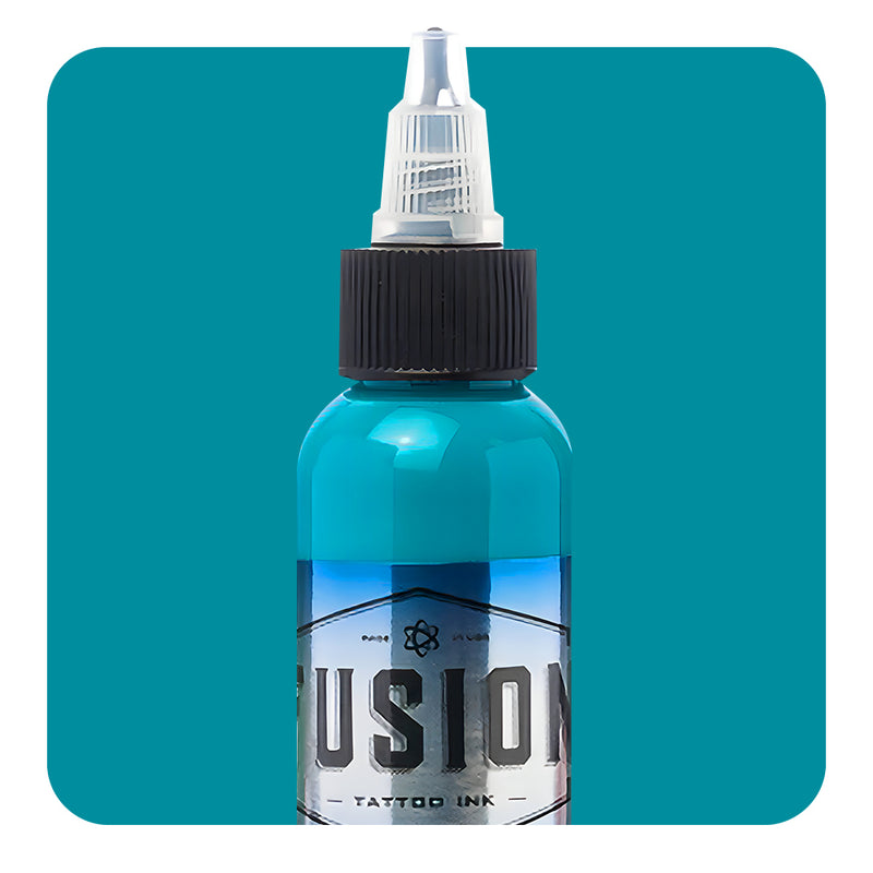 Tahitian Teal — Fusion Tattoo Ink — Pick Size - Ultimate Tattoo Supply