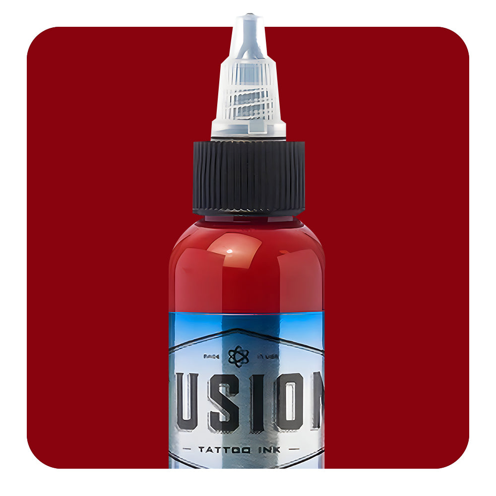 True Blood Red — Fusion Tattoo Ink — Pick Size - Ultimate Tattoo Supply