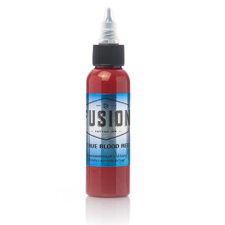 True Blood Red — Fusion Tattoo Ink — Pick Size - Ultimate Tattoo Supply