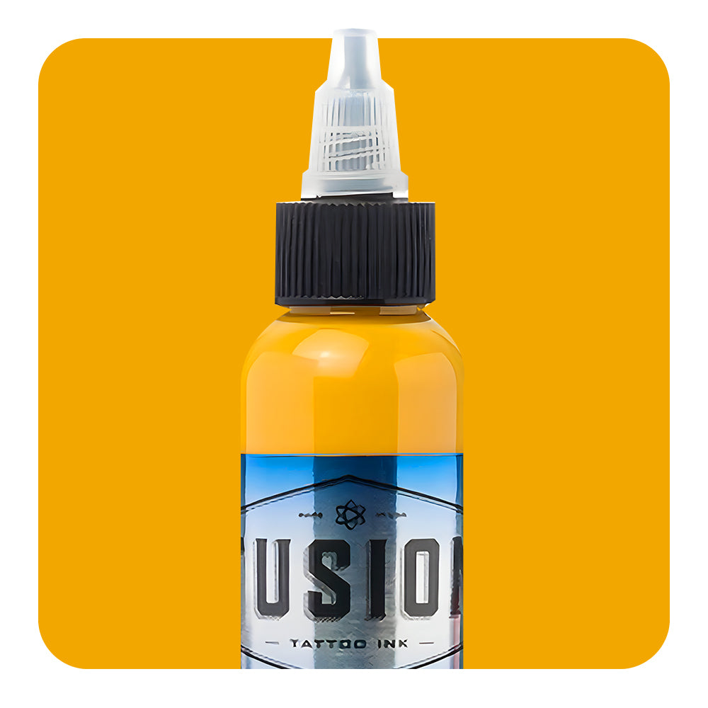 Yellow Ochre — Fusion Tattoo Ink — Pick Size - Ultimate Tattoo Supply