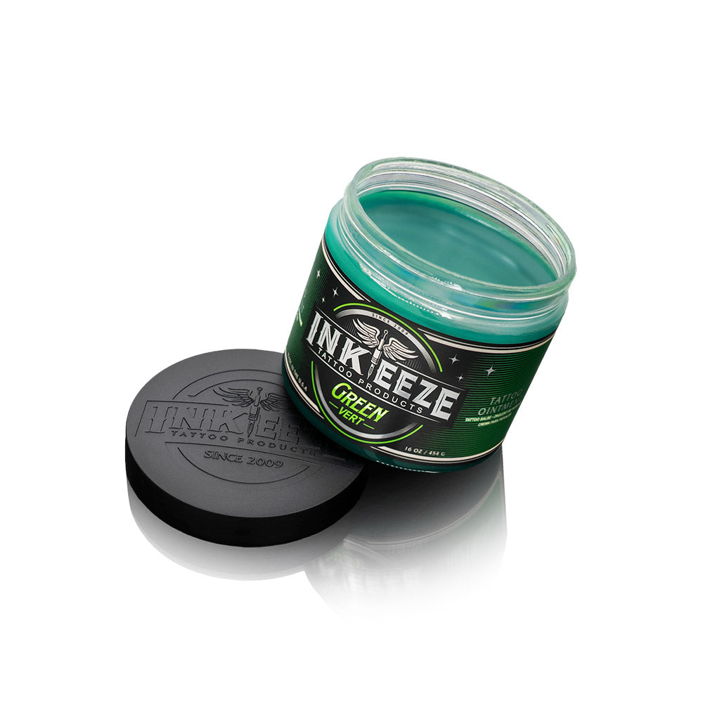 INK-EEZE Green Vert Tattoo Ointment – 16oz. - Ultimate Tattoo Supply