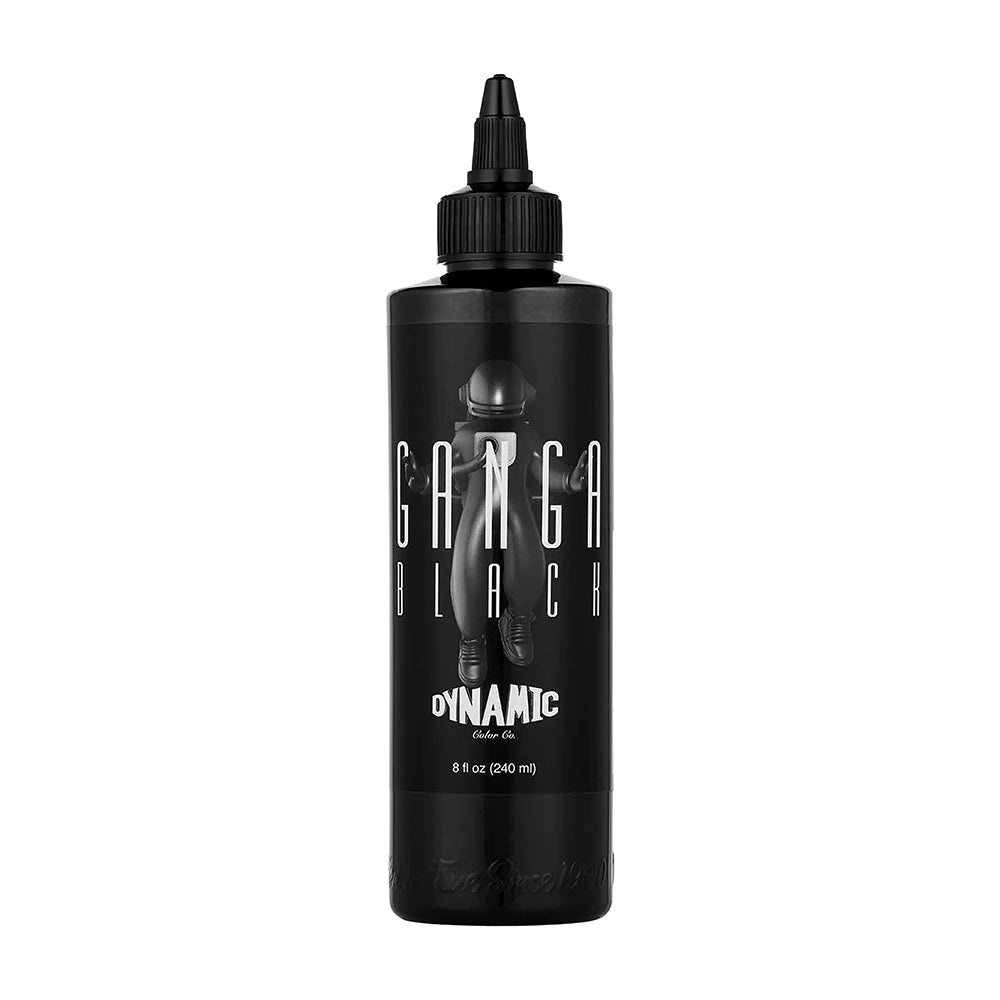 Dynamic Ganga Black Tattoo Ink — 8oz Bottle - Ultimate Tattoo Supply