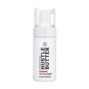 Hustle Bubbles Deluxe Foamer Antimicrobial Soap — 3.4oz — Single or Case of 12