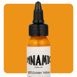 Dynamic Golden Yellow Tattoo Ink - 1oz. Bottle - Painful Pleasures