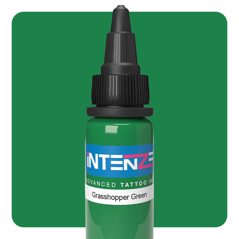Grasshopper — Intenze Tattoo Ink — Pick Size - Ultimate Tattoo Supply