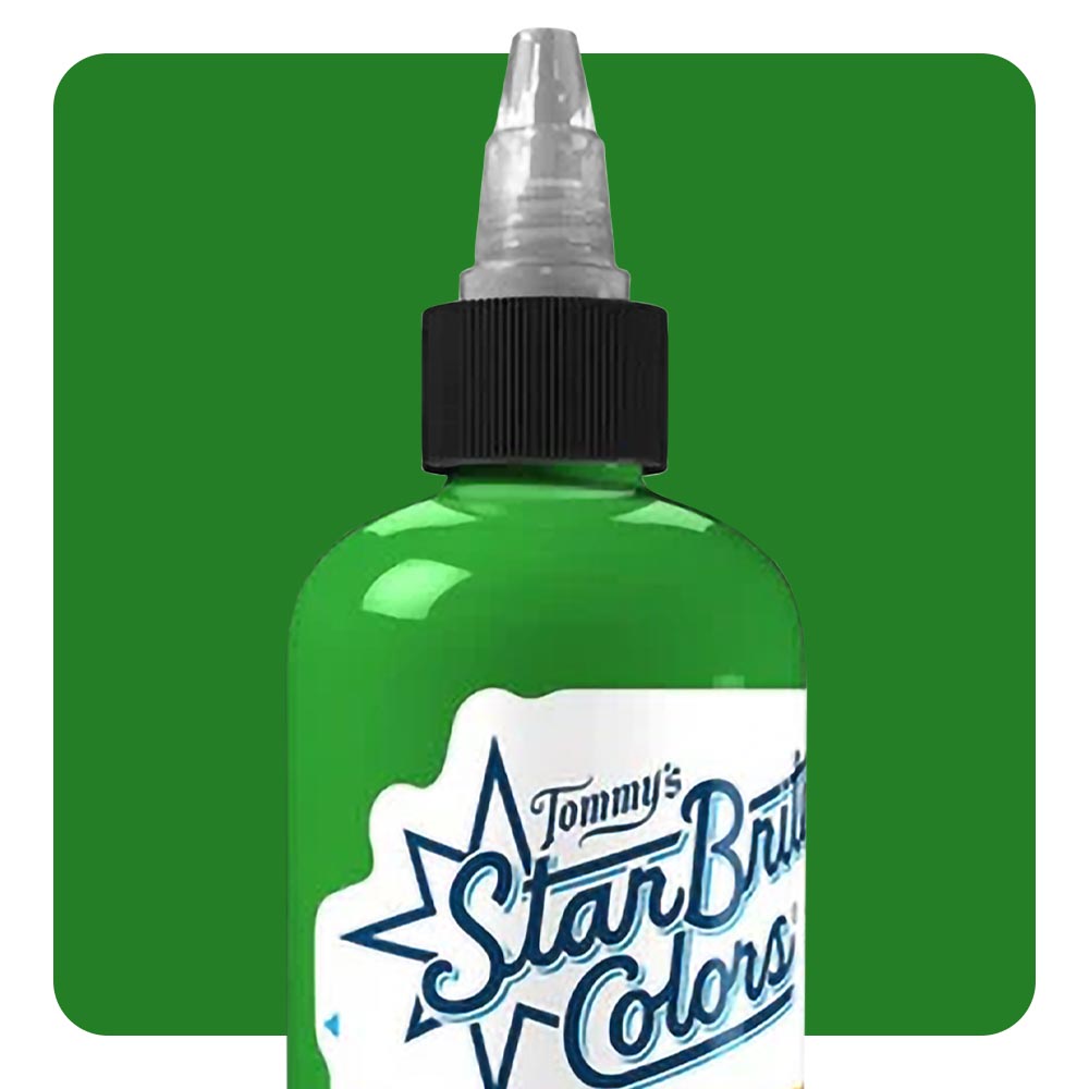 StarBrite Colors Tattoo Ink by Tommy’s Supplies – Grassy Green – Pick Your Size - Ultimate Tattoo Supply