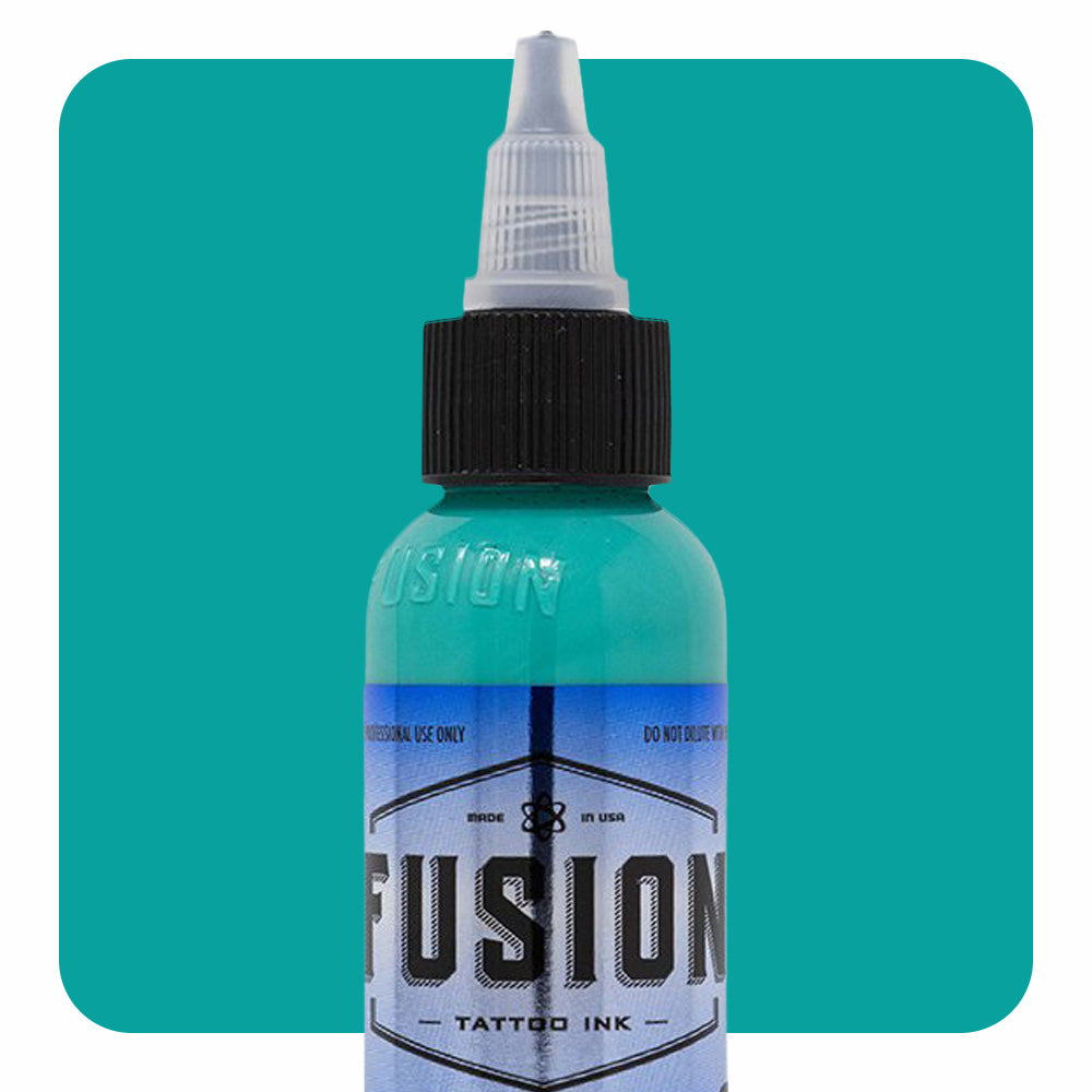 Gradient Green with White 4-Pack — Fusion Tattoo Ink — 1oz - Ultimate Tattoo Supply