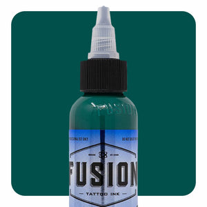 Gradient Green with White 4-Pack — Fusion Tattoo Ink — 1oz - Ultimate Tattoo Supply