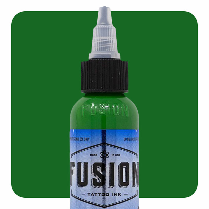 Gradient Green with Yellow 4-Pack — Fusion Tattoo Ink — 1oz - Ultimate Tattoo Supply