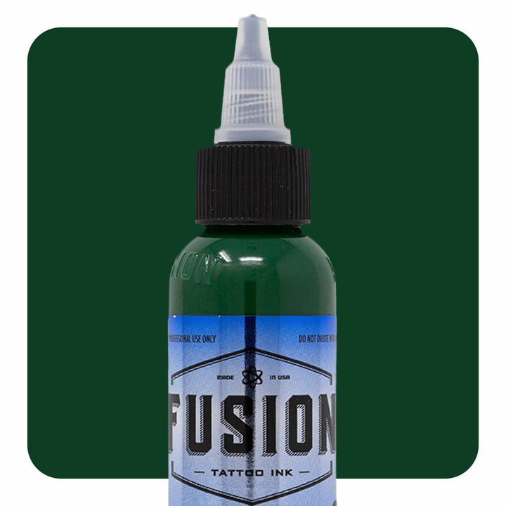 Gradient Green with Yellow 4-Pack — Fusion Tattoo Ink — 1oz - Ultimate Tattoo Supply