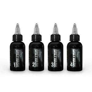 Greywash Set of 4 — Allegory Premium Tattoo Ink — Pick Size - Ultimate Tattoo Supply